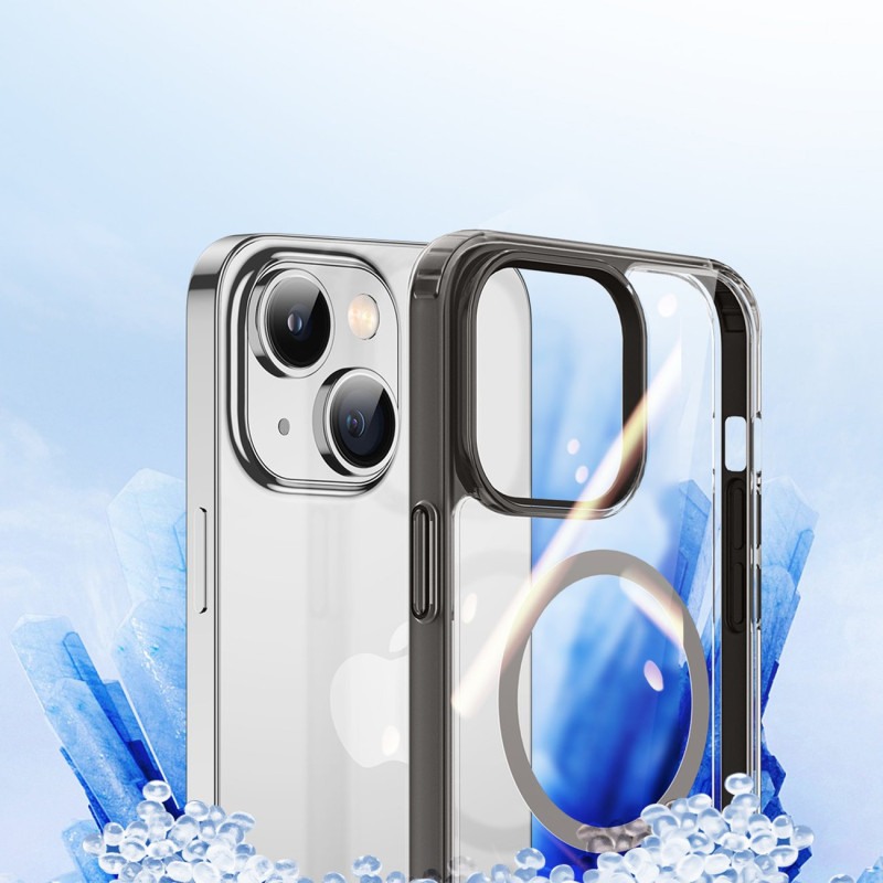 Dux Ducis Clin2 dėklas iPhone 14, magnetinis MagSafe dangtelis, pilkas