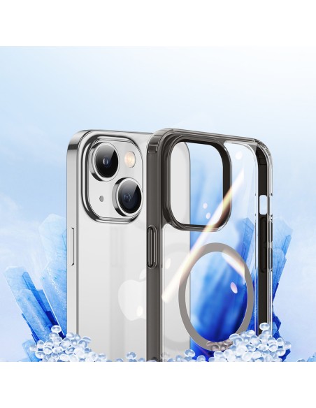 Dux Ducis Clin2 dėklas iPhone 14, magnetinis MagSafe dangtelis, pilkas