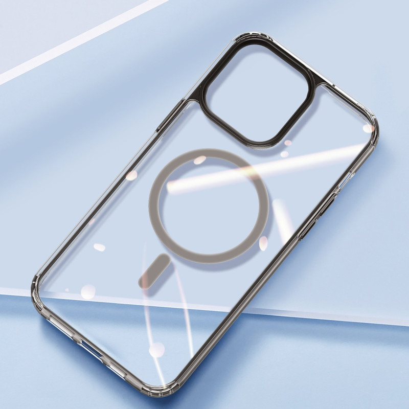 Dux Ducis Clin2 dėklas iPhone 14, magnetinis MagSafe dangtelis, pilkas