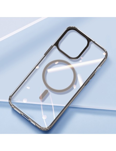 Dux Ducis Clin2 dėklas iPhone 14, magnetinis MagSafe dangtelis, pilkas