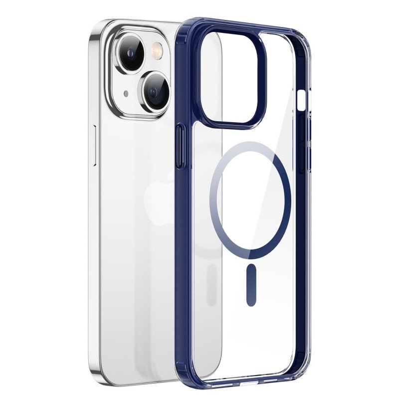 Dux Ducis Clin2 dėklas iPhone 14 magnetinis MagSafe dangtelis mėlynas