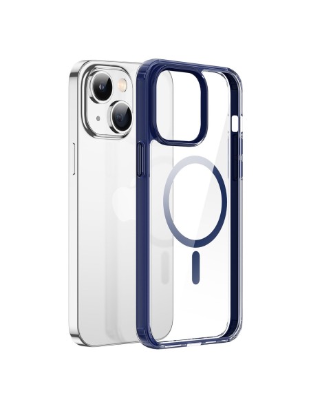 Dux Ducis Clin2 dėklas iPhone 14 magnetinis MagSafe dangtelis mėlynas