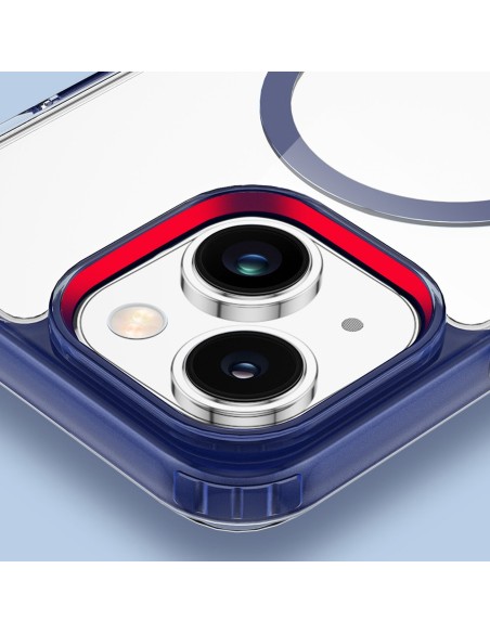 Dux Ducis Clin2 dėklas iPhone 14 magnetinis MagSafe dangtelis mėlynas