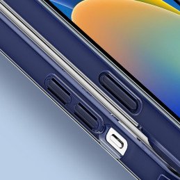Dux Ducis Clin2 dėklas iPhone 14 magnetinis MagSafe dangtelis mėlynas