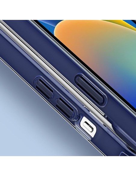 Dux Ducis Clin2 dėklas iPhone 14 magnetinis MagSafe dangtelis mėlynas