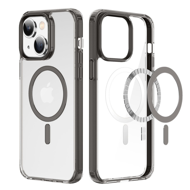 Dux Ducis Clin2 dėklas iPhone 14 Plus, magnetinis MagSafe dėklas, pilkas