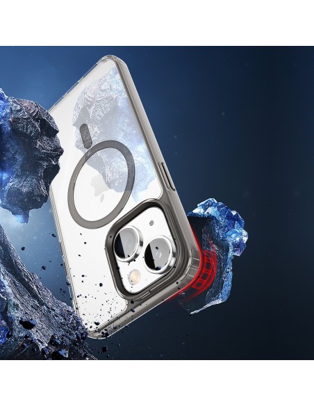 Dux Ducis Clin2 dėklas iPhone 14 Plus, magnetinis MagSafe dėklas, pilkas Dux Ducis Clin2 dėklas iPhone 14 Plus, magnetinis MagSafe dėklas, pilkas