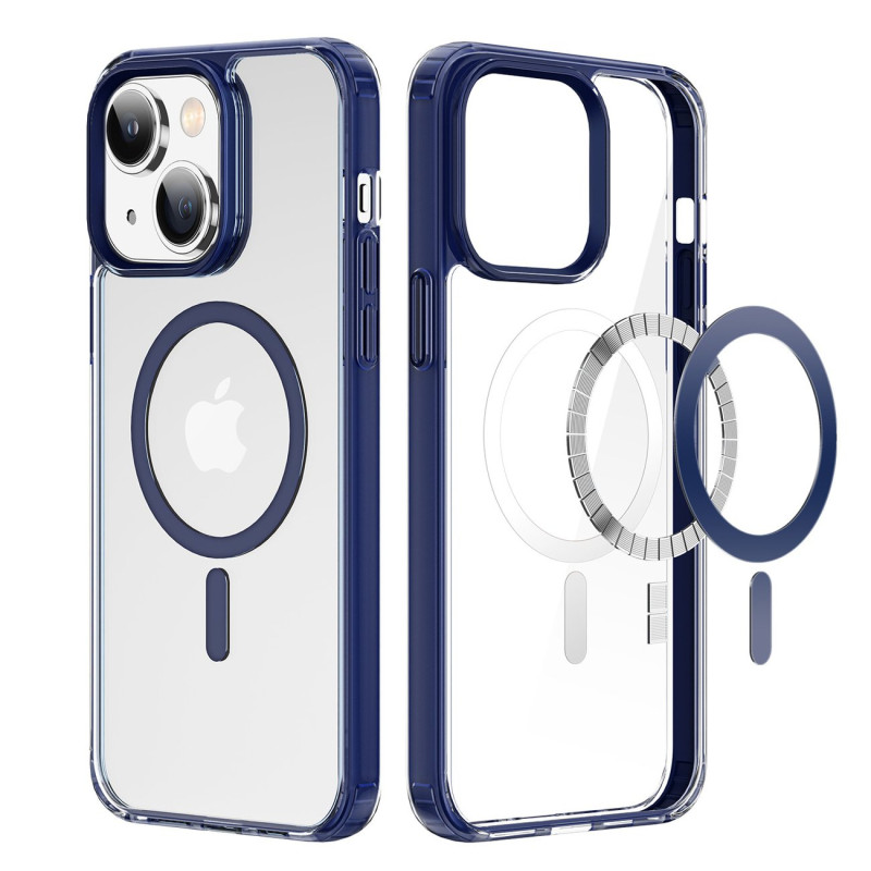 Dux Ducis Clin2 dėklas iPhone 14 Plus magnetiniam MagSafe dėklui mėlynos spalvos