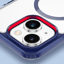 Dux Ducis Clin2 dėklas iPhone 14 Plus, magnetinis MagSafe dangtelis, rožinis