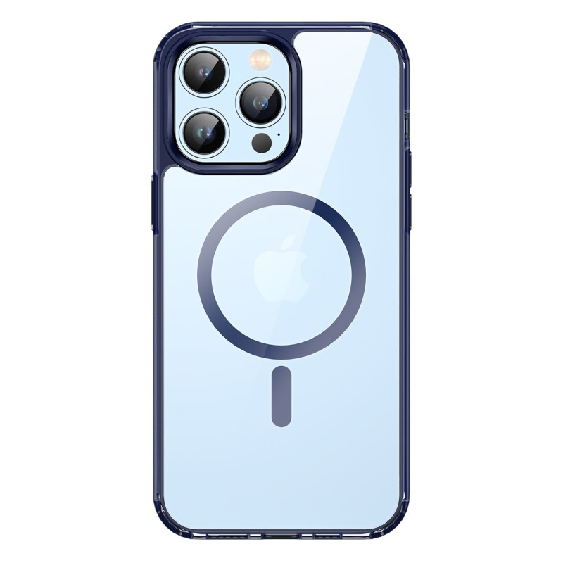 Dux Ducis Clin2 iPhone 14 Pro dėklas, magnetinis MagSafe dangtelis, mėlynas
