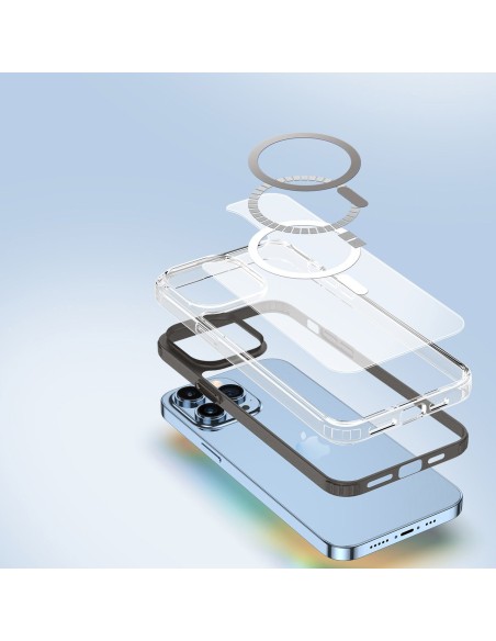 Dux Ducis Clin2 iPhone 14 Pro dėklas, magnetinis MagSafe dangtelis, mėlynas Dux Ducis Clin2 iPhone 14 Pro dėklas, magnetinis MagSafe dangtelis, mėlynas