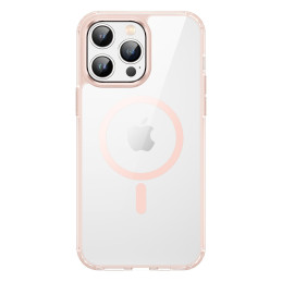 Dux Ducis Clin2 iPhone 14 Pro dėklas, magnetinis MagSafe dangtelis, rožinis