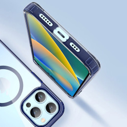 Dux Ducis Clin2 iPhone 14 Pro dėklas, magnetinis MagSafe dangtelis, rožinis