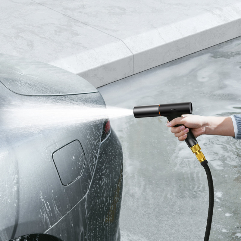 Ginklų plovimo purkštuvas automobilių plovimui 7,5 m - juodas