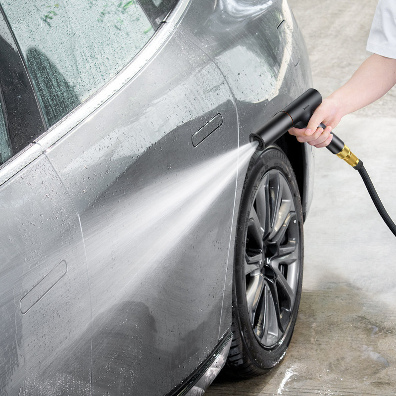 Ginklų plovimo purkštuvas automobilių plovimui 7,5 m - juodas