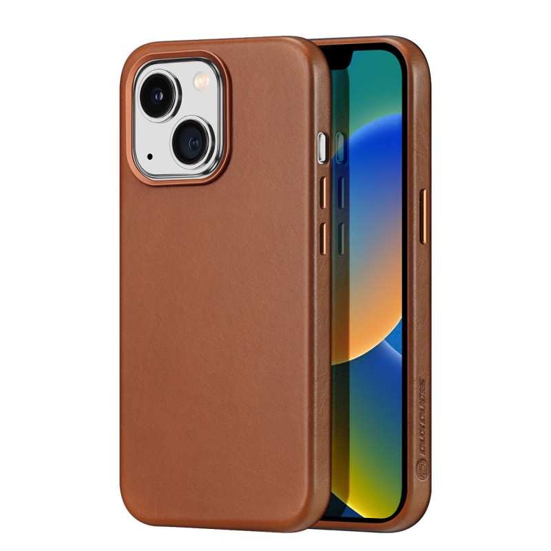Dux Ducis Naples dėklas iPhone 14 Plus magnetinis odinis dėklas MagSafe rudas Dux Ducis Naples dėklas iPhone 14 Plus magnetinis odinis dėklas MagSafe rudas