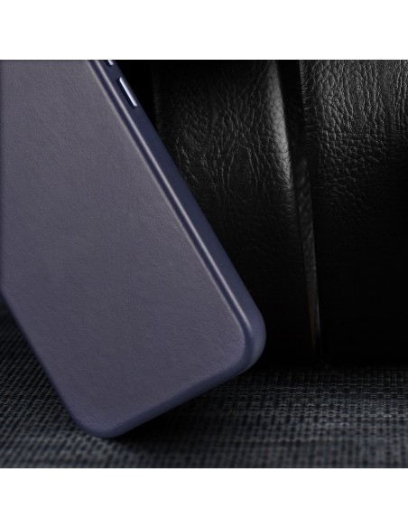 Dux Ducis Naples dėklas iPhone 14 Plus magnetinis odinis dėklas MagSafe mėlynas Dux Ducis Naples dėklas iPhone 14 Plus magnetinis odinis dėklas MagSafe mėlynas