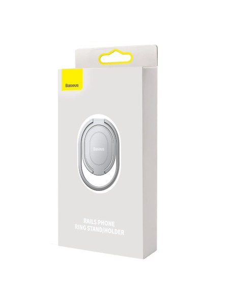 Rails lipnus žiedo laikiklis telefono stovas sidabrinis Rails lipnus žiedo laikiklis telefono stovas sidabrinis