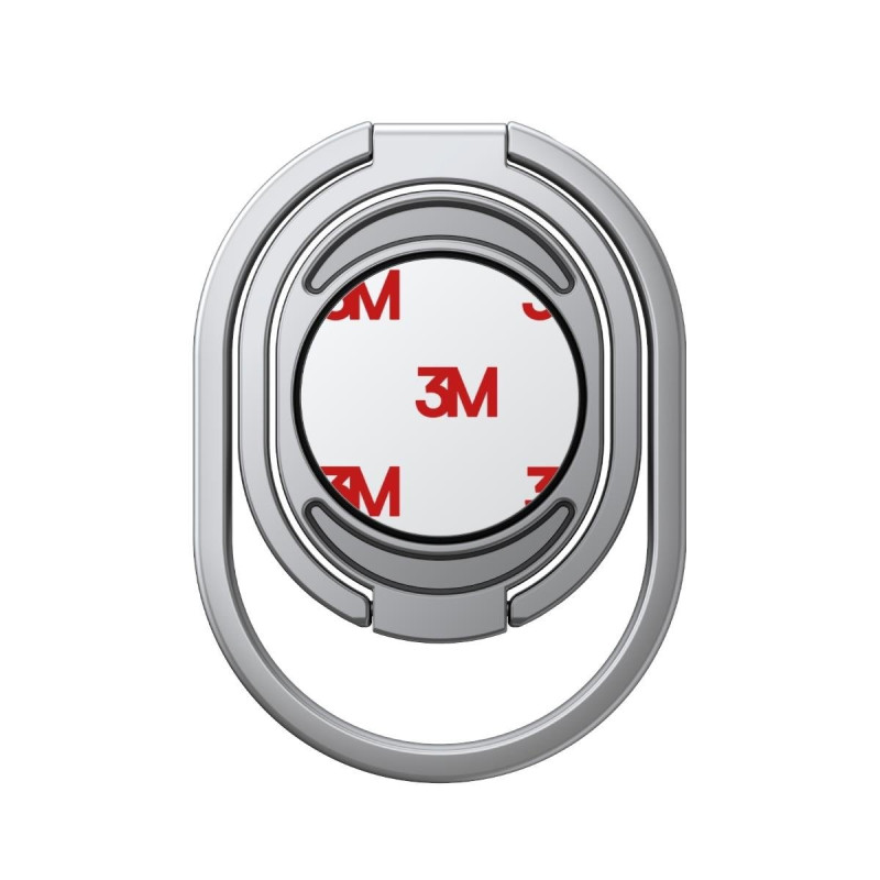 Rails lipnus žiedo laikiklis telefono stovas sidabrinis