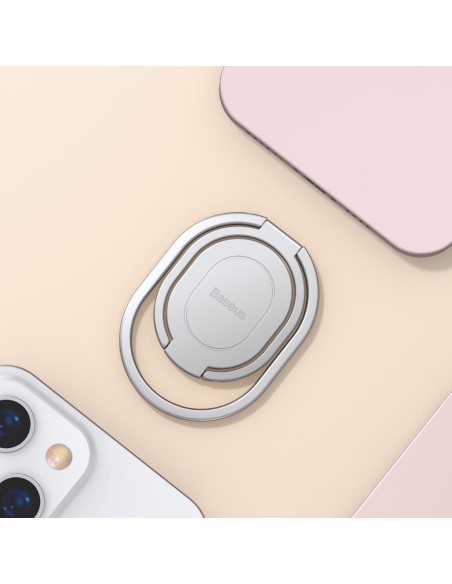 Rails lipnus žiedo laikiklis telefono stovas sidabrinis Rails lipnus žiedo laikiklis telefono stovas sidabrinis