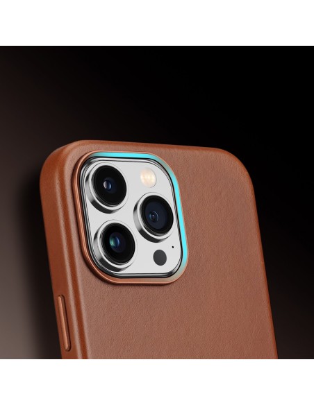 Dux Ducis Naples dėklas iPhone 14 Pro Max magnetinis odinis MagSafe dangtelis rudas Dux Ducis Naples dėklas iPhone 14 Pro Max magnetinis odinis MagSafe dangtelis rudas