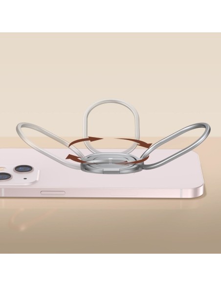 Rails lipnus žiedo laikiklis telefono stovas sidabrinis Rails lipnus žiedo laikiklis telefono stovas sidabrinis