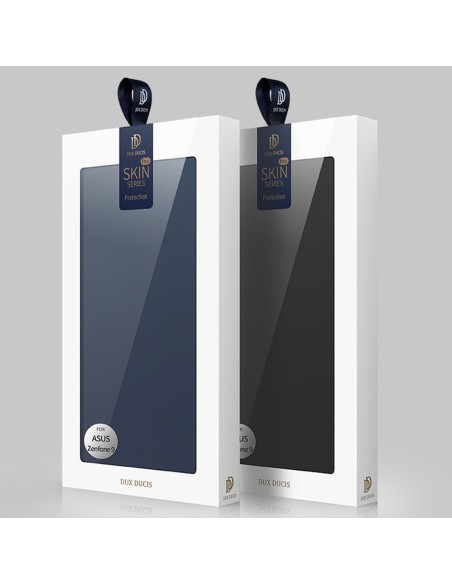 Dux Ducis Skin Pro dėklas, skirtas Asus Zenfone 9 dėklui su atvartu, kortelės piniginės stovu juodas Dux Ducis Skin Pro dėklas, skirtas Asus Zenfone 9 dėklui su atvartu, kortelės piniginės stovu juodas