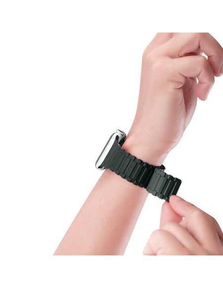 Dux Ducis dirželis (Armor Version) Apple Watch SE dirželis, 9, 8, 7, 6, 5, 4, 3, 2, 1 (41, 40, 38 mm) silikoninis magnet... Dux Ducis dirželis (Armor Version) Apple Watch SE dirželis, 9, 8, 7, 6, 5, 4, 3, 2, 1 (41, 40, 38 mm) silikoninis magnet...