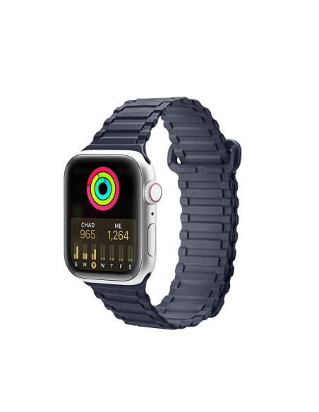 Dux Ducis dirželis (Armor Version) Apple Watch Ultra, SE, 9, 8, 7, 6, 5, 4, 3, 2, 1 (49, 45, 44, 42 mm) silikoninė magne...