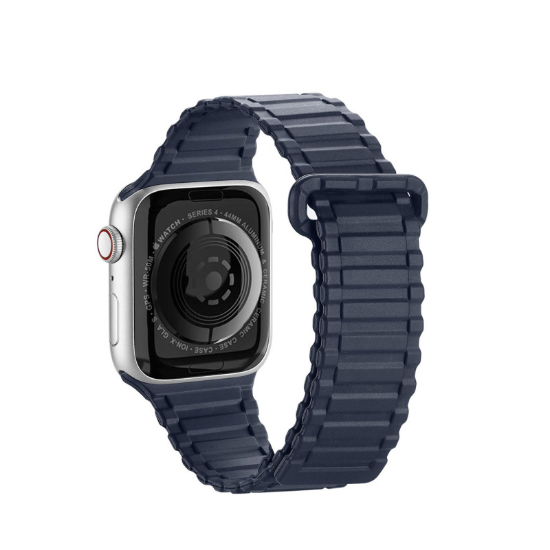 Dux Ducis dirželis (Armor Version) Apple Watch Ultra, SE, 9, 8, 7, 6, 5, 4, 3, 2, 1 (49, 45, 44, 42 mm) silikoninė magne...