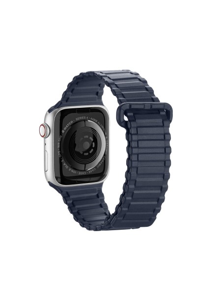 Dux Ducis dirželis (Armor Version) Apple Watch Ultra, SE, 9, 8, 7, 6, 5, 4, 3, 2, 1 (49, 45, 44, 42 mm) silikoninė magne...