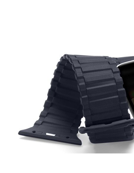 Dux Ducis dirželis (Armor Version) Apple Watch Ultra, SE, 9, 8, 7, 6, 5, 4, 3, 2, 1 (49, 45, 44, 42 mm) silikoninė magne...