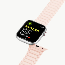 Dux Ducis dirželis (Armor Version) Apple Watch Ultra, SE, 9, 8, 7, 6, 5, 4, 3, 2, 1 (49, 45, 44, 42 mm) silikoninė magne...
