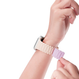 Dux Ducis dirželis (Armor Version) Apple Watch Ultra, SE, 9, 8, 7, 6, 5, 4, 3, 2, 1 (49, 45, 44, 42 mm) silikoninė magne...