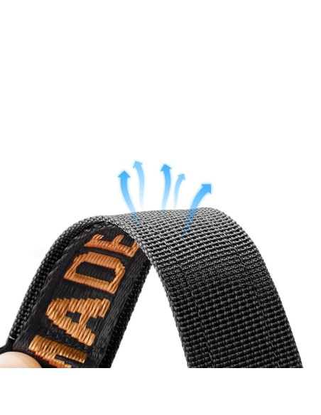 Dux Ducis dirželis (lauko versija) Apple Watch Ultra Strap, SE, 9, 8, 7, 6, 5, 4, 3, 2, 1 (49, 45, 44, 42 mm) juodos ir ...