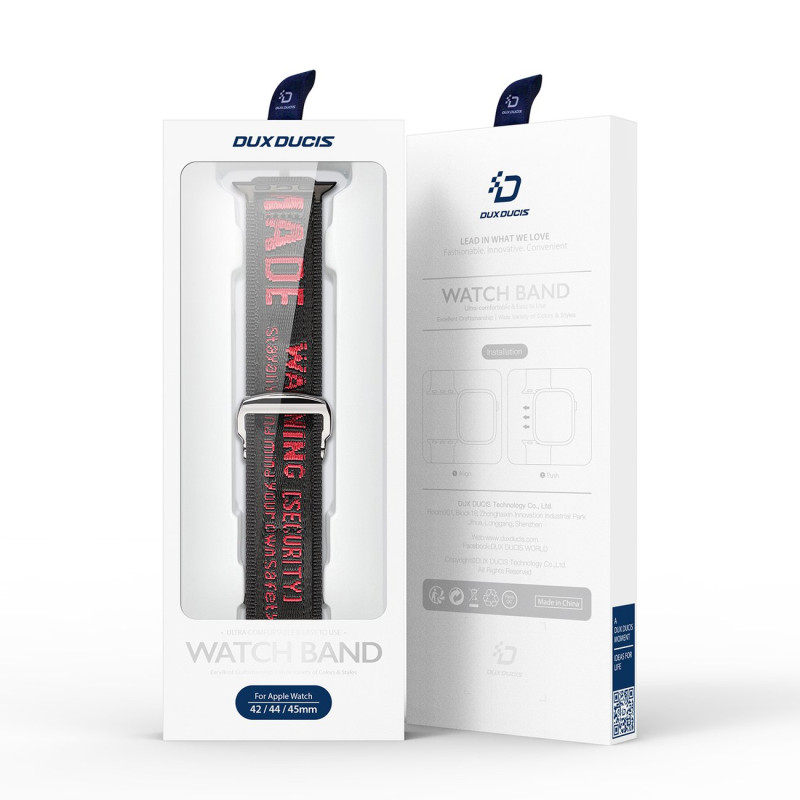 Dux Ducis dirželis (lauko versija) Apple Watch Ultra Strap, SE, 9, 8, 7, 6, 5, 4, 3, 2, 1 (49, 45, 44, 42 mm) Nailono ap...