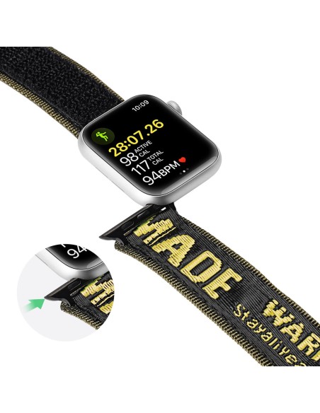 Dux Ducis dirželis (lauko versija) Apple Watch Ultra dirželis, SE, 9, 8, 7, 6, 5, 4, 3, 2, 1 (49, 45, 44, 42 mm) nailono... Dux Ducis dirželis (lauko versija) Apple Watch Ultra dirželis, SE, 9, 8, 7, 6, 5, 4, 3, 2, 1 (49, 45, 44, 42 mm) nailono...