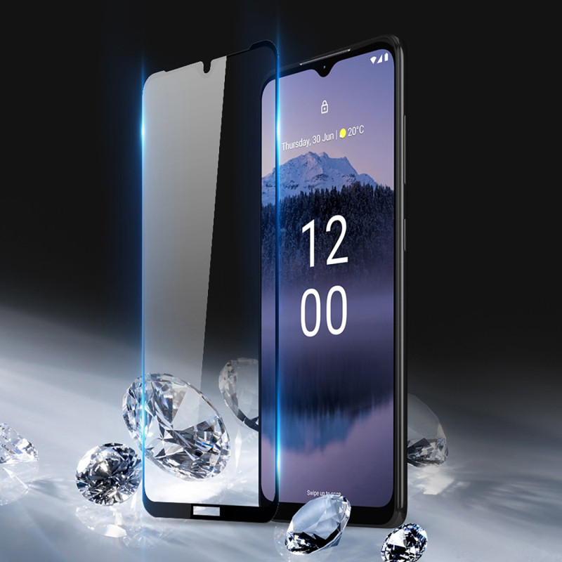 Dux Ducis 10D grūdintas stiklas Nokia G11 Plus 9H grūdintas stiklas juodu rėmeliu