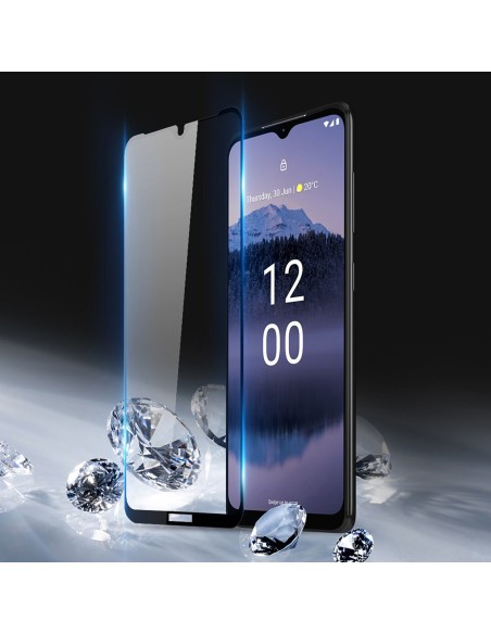 Dux Ducis 10D grūdintas stiklas Nokia G11 Plus 9H grūdintas stiklas juodu rėmeliu Dux Ducis 10D grūdintas stiklas Nokia G11 Plus 9H grūdintas stiklas juodu rėmeliu