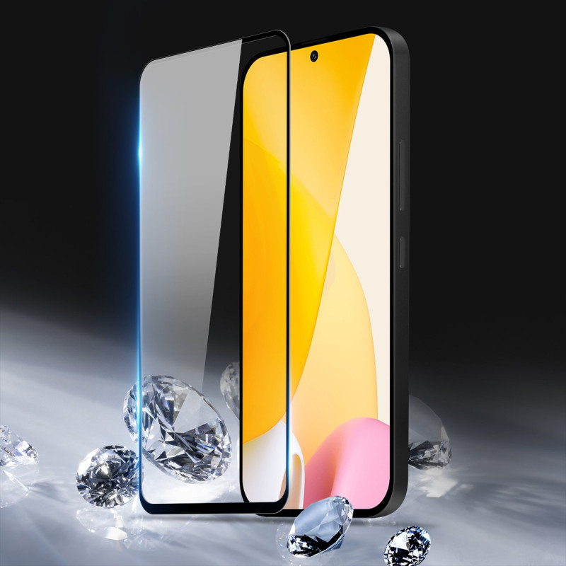 Dux Ducis 9D grūdintas stiklas Xiaomi 12 Lite 9H grūdintas stiklas su juodu rėmeliu