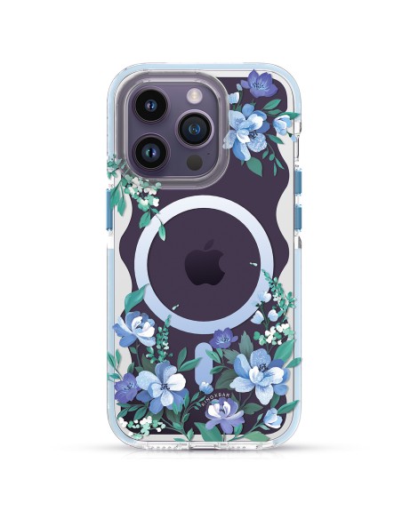 „Kingxbar Flora“ serijos magnetinis „iPhone 14 Pro MagSafe“ dėklas, papuoštas orchidėjų gėlių atspaudais „Kingxbar Flora“ serijos magnetinis „iPhone 14 Pro MagSafe“ dėklas, papuoštas orchidėjų gėlių atspaudais