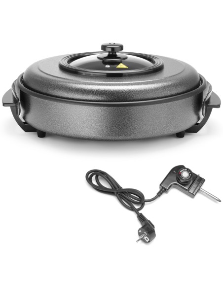 Elektrinė keptuvė kepti ir kepti 40cm 1400W - Hendi 239506