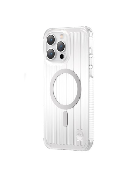 Kingxbar PQY Go Out serijos magnetinis dėklas skirtas iPhone 14 Pro Max MagSafe sidabrui Kingxbar PQY Go Out serijos magnetinis dėklas skirtas iPhone 14 Pro Max MagSafe sidabrui