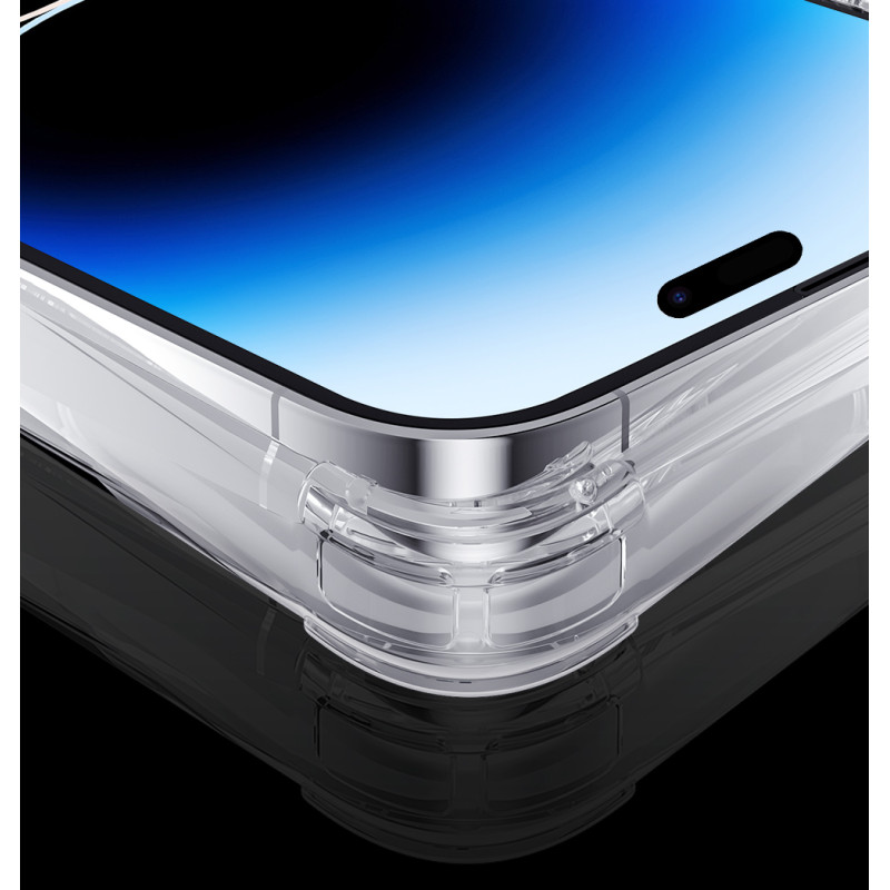 Kingxbar PQY Go Out serijos magnetinis dėklas skirtas iPhone 14 Pro Max MagSafe sidabrui