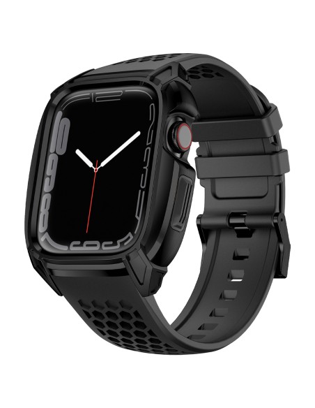Kingxbar CYF148 2in1 šarvuotas dėklas Apple Watch SE, 6, 5, 4 (44 mm) pagamintas iš nerūdijančio plieno su dirželiu, juo... Kingxbar CYF148 2in1 šarvuotas dėklas Apple Watch SE, 6, 5, 4 (44 mm) pagamintas iš nerūdijančio plieno su dirželiu, juo...