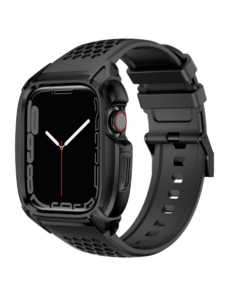 Kingxbar CYF148 2in1 šarvuotas dėklas Apple Watch SE, 6, 5, 4 (44 mm) pagamintas iš nerūdijančio plieno su dirželiu, juo... Kingxbar CYF148 2in1 šarvuotas dėklas Apple Watch SE, 6, 5, 4 (44 mm) pagamintas iš nerūdijančio plieno su dirželiu, juo...