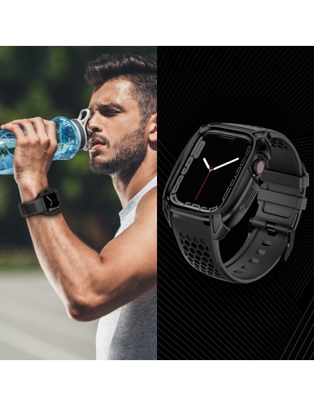 Kingxbar CYF148 2in1 šarvuotas dėklas Apple Watch SE, 6, 5, 4 (44 mm) pagamintas iš nerūdijančio plieno su dirželiu, juo... Kingxbar CYF148 2in1 šarvuotas dėklas Apple Watch SE, 6, 5, 4 (44 mm) pagamintas iš nerūdijančio plieno su dirželiu, juo...