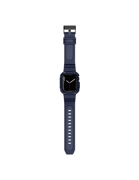 Kingxbar CYF106 2in1 šarvuotas dėklas Apple Watch SE, 9, 8, 7, 6, 5, 4, 3, 2, 1 (41, 40, 38 mm) su mėlynos spalvos dirže... Kingxbar CYF106 2in1 šarvuotas dėklas Apple Watch SE, 9, 8, 7, 6, 5, 4, 3, 2, 1 (41, 40, 38 mm) su mėlynos spalvos dirže...