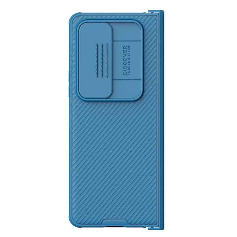 Nillkin CamShield Pro Case (paprastas) dėklas, skirtas Samsung Galaxy Z Fold 4 dangteliu su mėlynu fotoaparato dangteliu