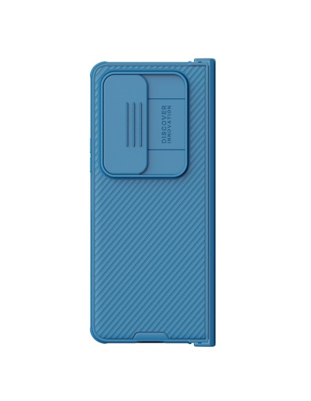 Nillkin CamShield Pro Case (paprastas) dėklas, skirtas Samsung Galaxy Z Fold 4 dangteliu su mėlynu fotoaparato dangteliu Nillkin CamShield Pro Case (paprastas) dėklas, skirtas Samsung Galaxy Z Fold 4 dangteliu su mėlynu fotoaparato dangteliu